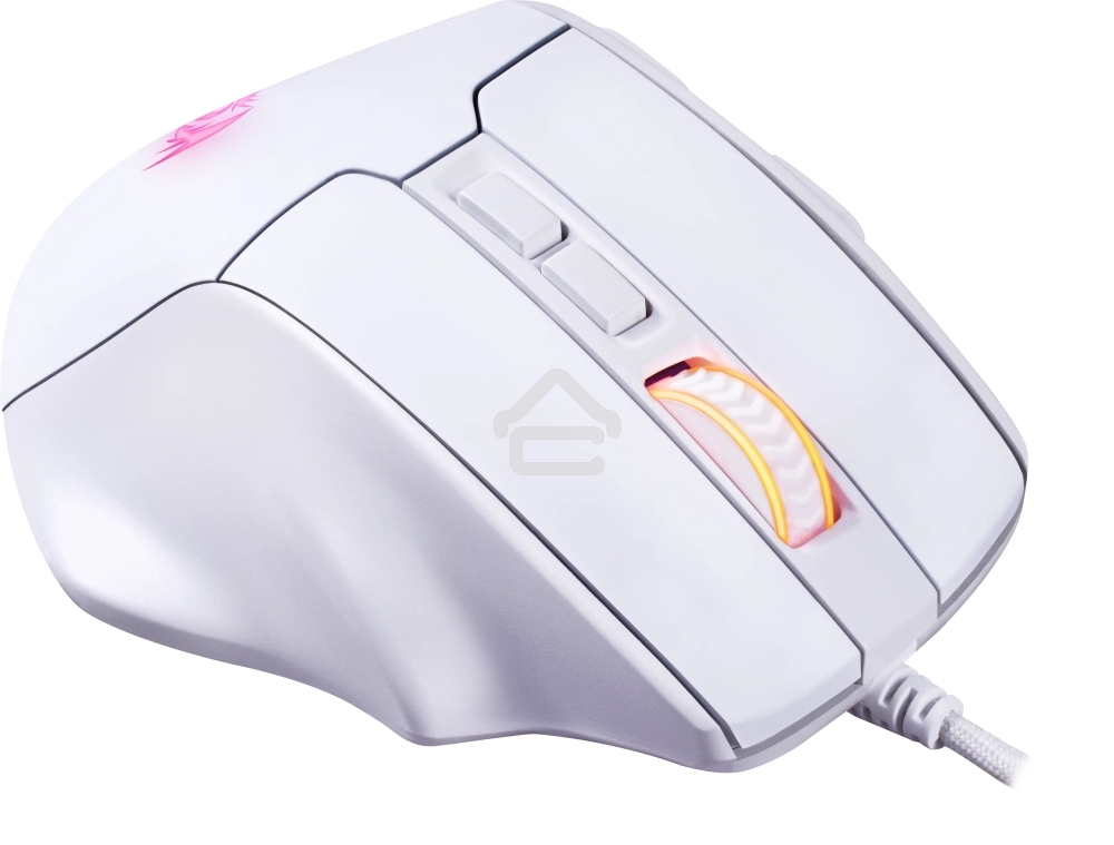 Мышь проводная REDRAGON Bullseye белый, 12400 dpi, USB, кнопки - 8