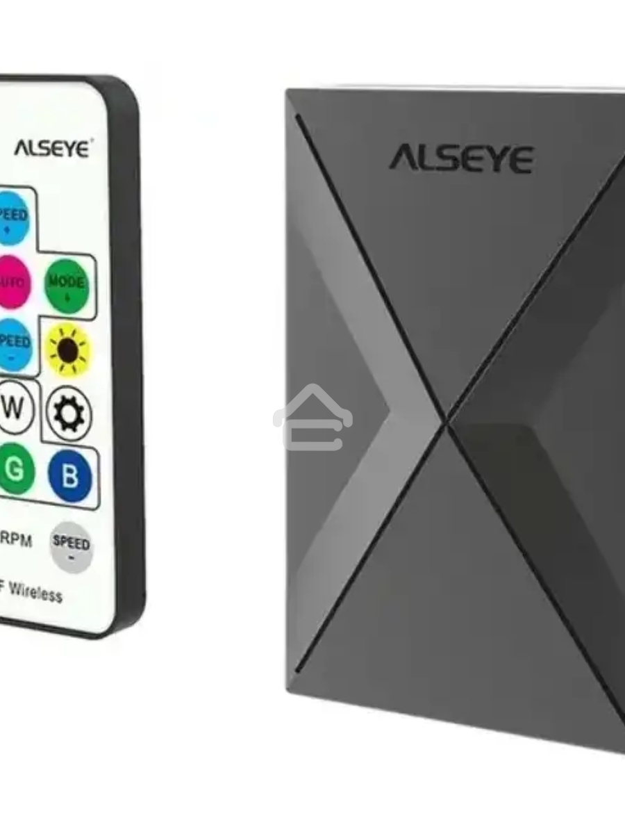 Вентилятор для корпуса Alseye CRLS-300DS черный, 120 мм, 1800 об/мин, 18.5 дБ, 4 pin
