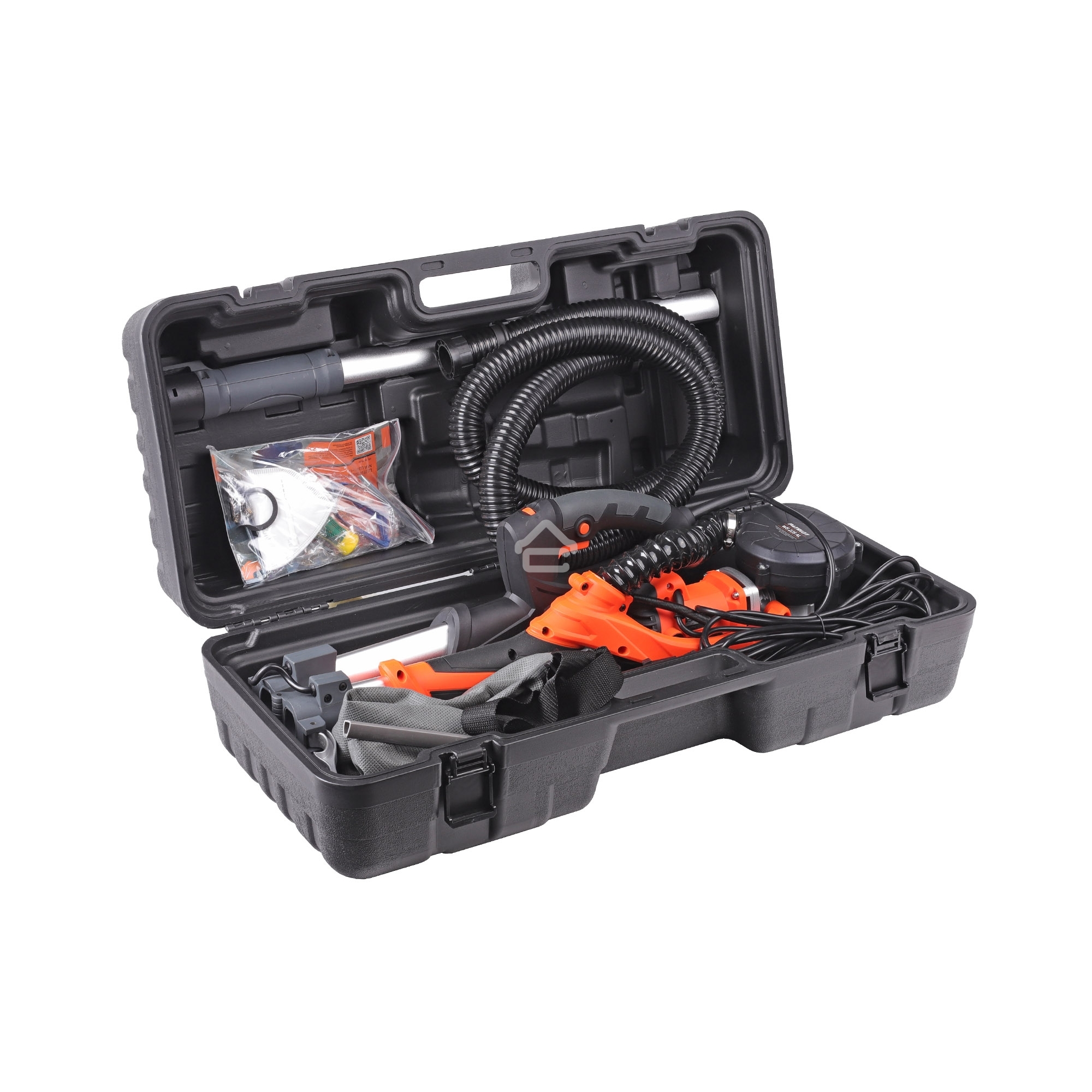 Машина шлифовальная Patriot Expert WS 225 AL 820Вт, 1700 об/мин, d диска 225 мм, d шлиф.подошвы 215 мм, подсветка, кейс (бетон, гипсокартон)