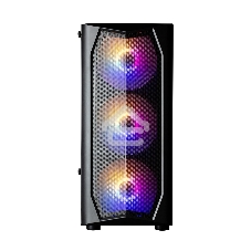 Компьютерный корпус MidiTower Zalman N4 black (ATX,Window, 6xRGb fan, USB 2.0 x2, USB 3.0x1, без БП) (N4 rev.1)