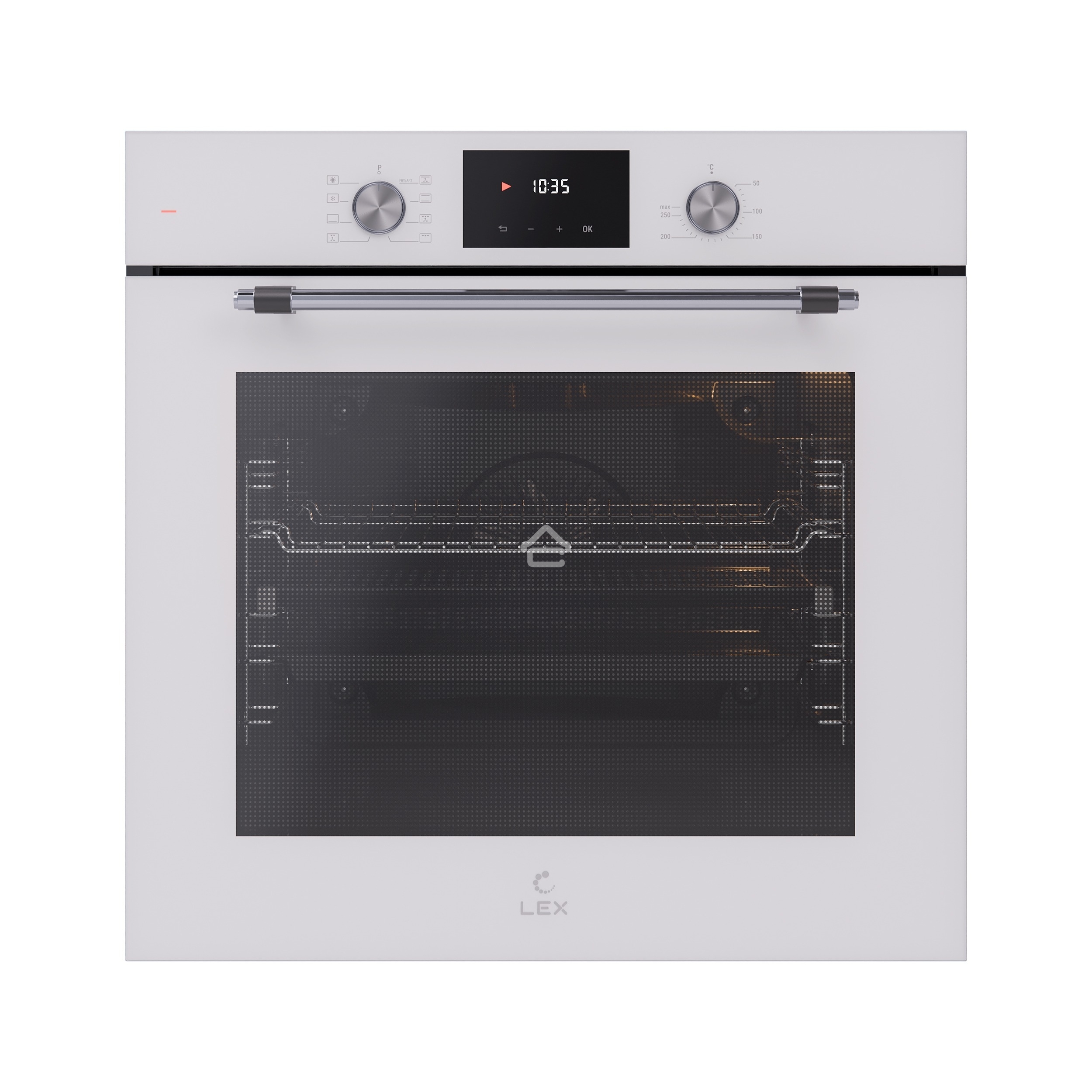 Электрический духовой шкаф LEX EDP 680 WH MAX, встраиваемый, белый