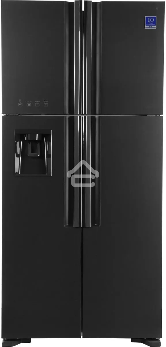 Холодильник Hitachi R-W660PUC7 GGR серый двухкамерный 396/144л морозилка сверху No Frost, Side by Side