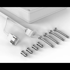 Вентилятор для корпуса ID-COOLING AF-1230-W белый, 120 мм, 2000 об/мин, 31.1 дБ, 4 pin