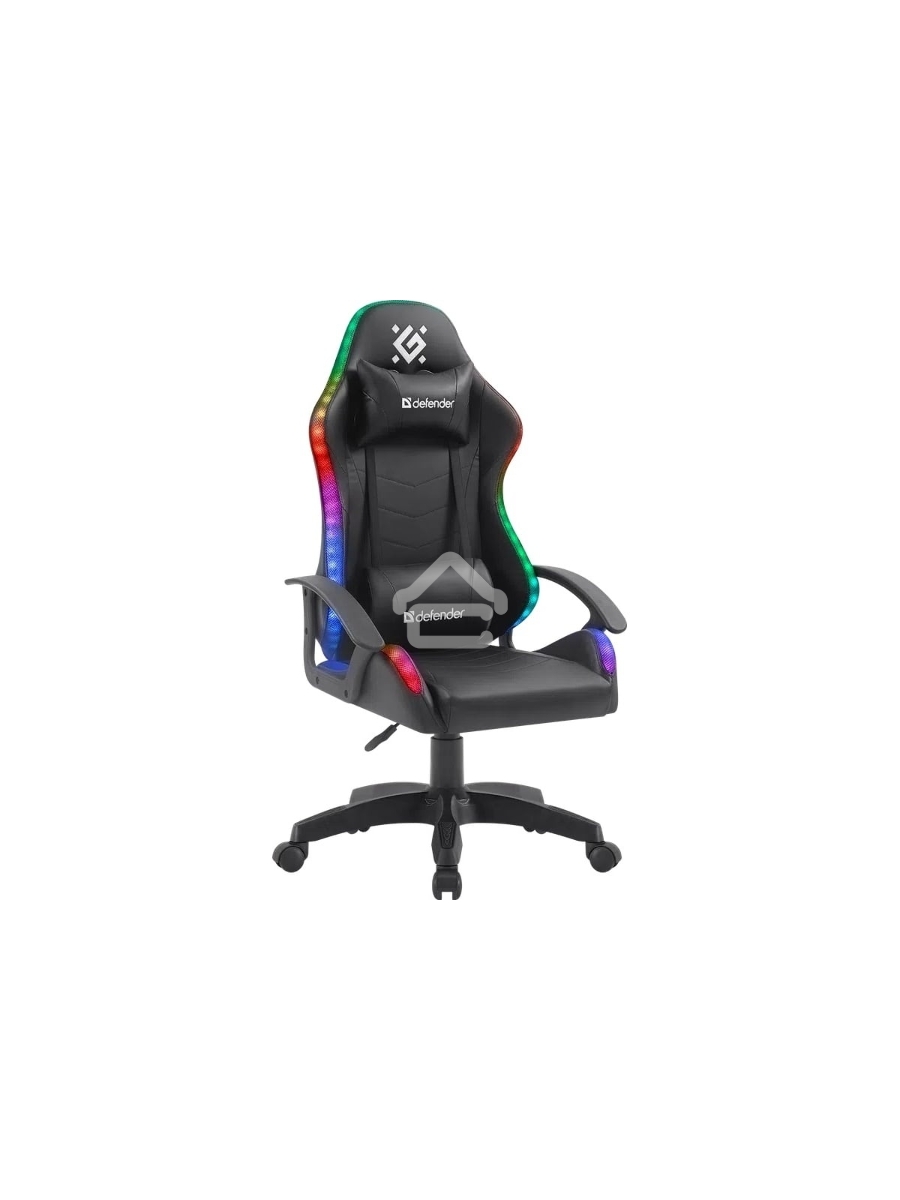 Кресло игровое Defender Factor X RGB, черный, класс 2, PU