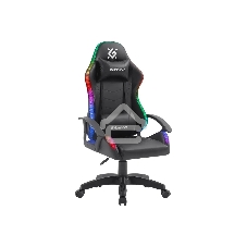 Кресло игровое Defender Factor X RGb, черный, класс 2, PU