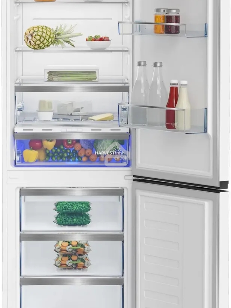 Холодильник Beko B5RCNK363ZW белый двухкамерный 220/100л морозилка снизу Total No Frost
