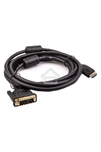 Кабель HDMI AM/DVI(24+1)M, 3м, CU, 1080P@60Hz, 2F, VCOM <CG484GD-3M>