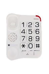 Телефон проводной TEXET TX-201 белый