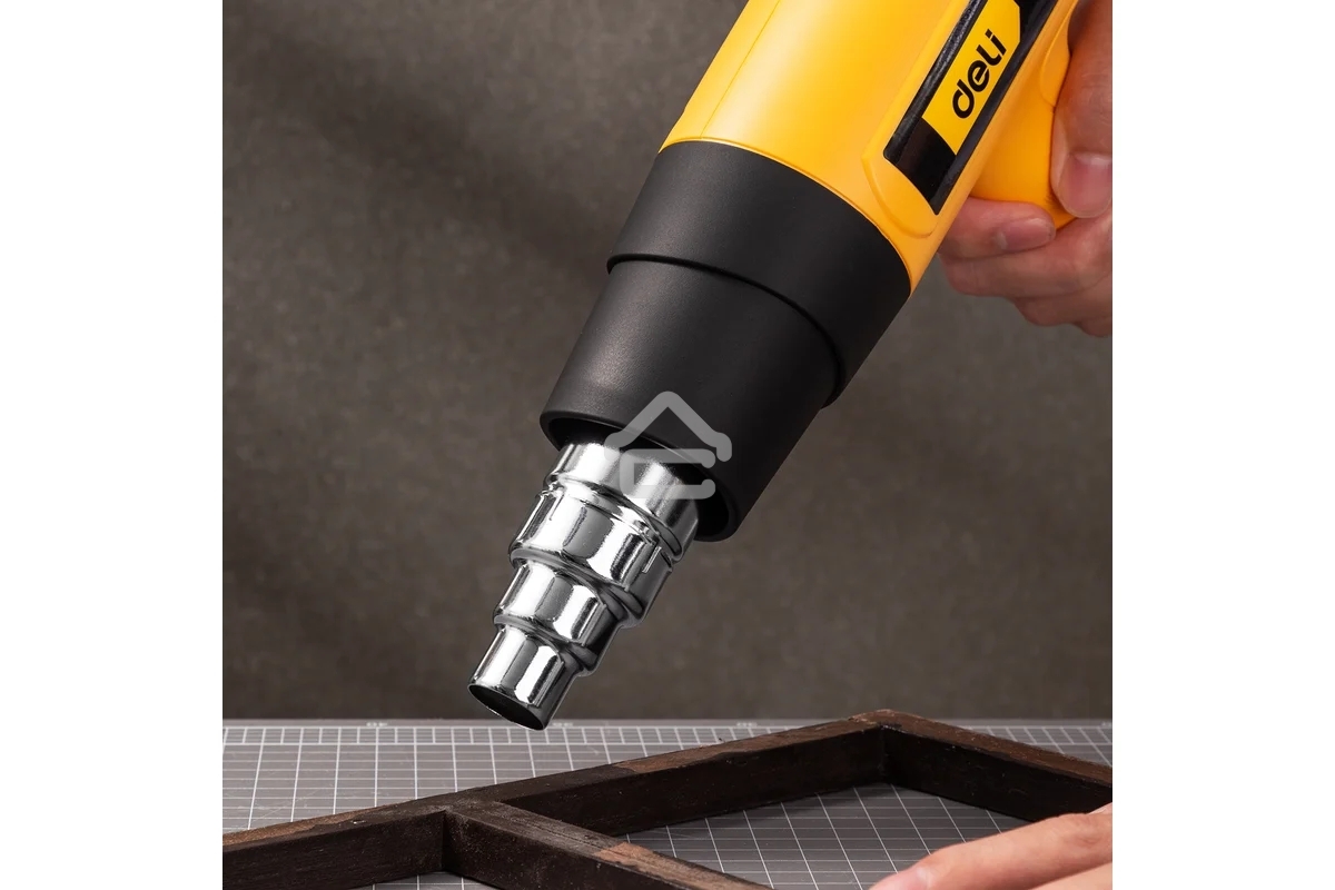 Фен технический Deli DL391202 (2000Вт, рабочая температура 100...650 град.)