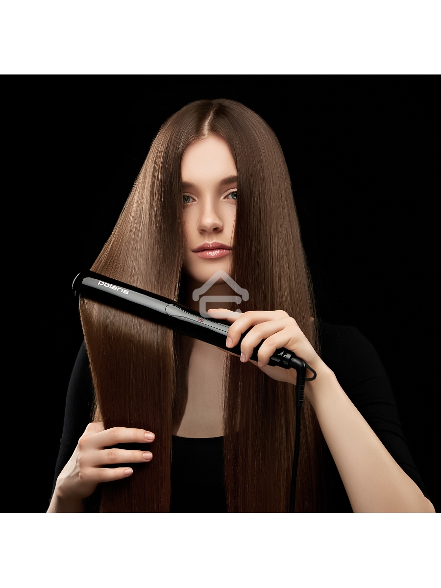 Выпрямитель Polaris PHSS 2595TAi Argan Therapy PRO 48Вт черный (макс.темп.:230С)