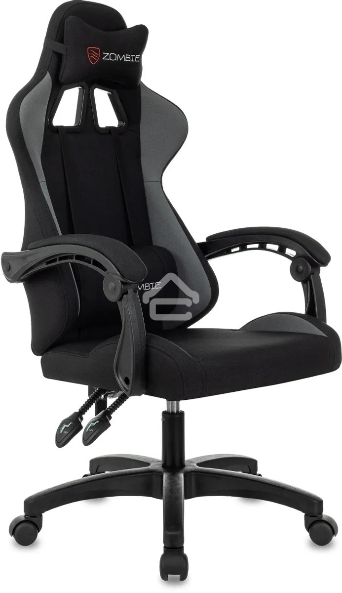 Кресло игровое Zombie Void черный/серый