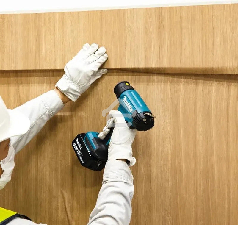 Фен технический аккумуляторный LXT 18В, 550 град, кейс MakPac,насадки (1х5А·ч)