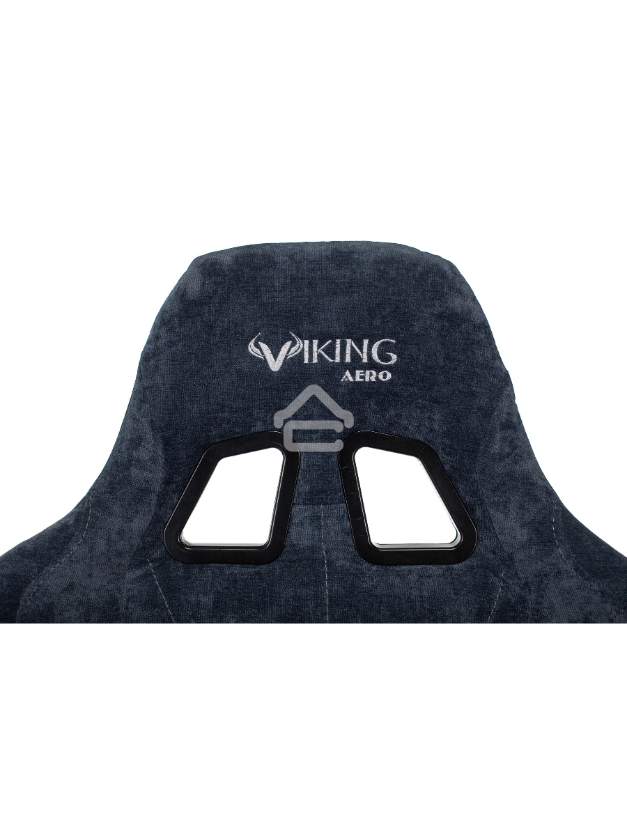 Кресло игровое Бюрократ VIKING KNIGHT LT27 FABRIC синий крестовина металл/пластик