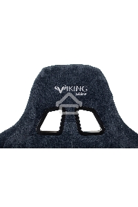 Кресло игровое Бюрократ VIKING KNIGHT LT27 FABRIC синий крестовина металл/пластик
