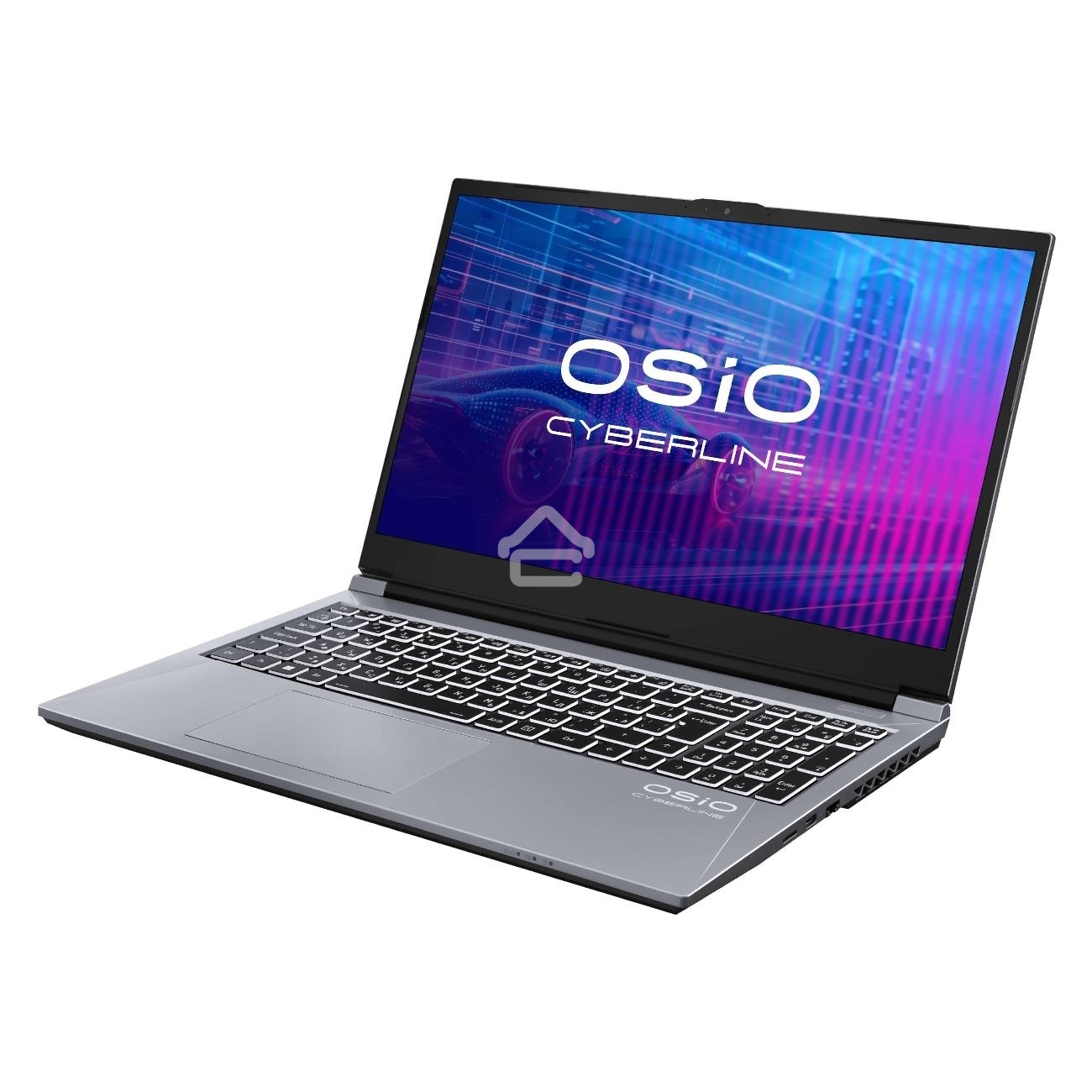 Ноутбук OSIO CyberLine C150i-002 серый i5-12600H /NVidia RTX 4050/16/512/NoOS/(Ghz)/Gb/Ext: + не МПТ