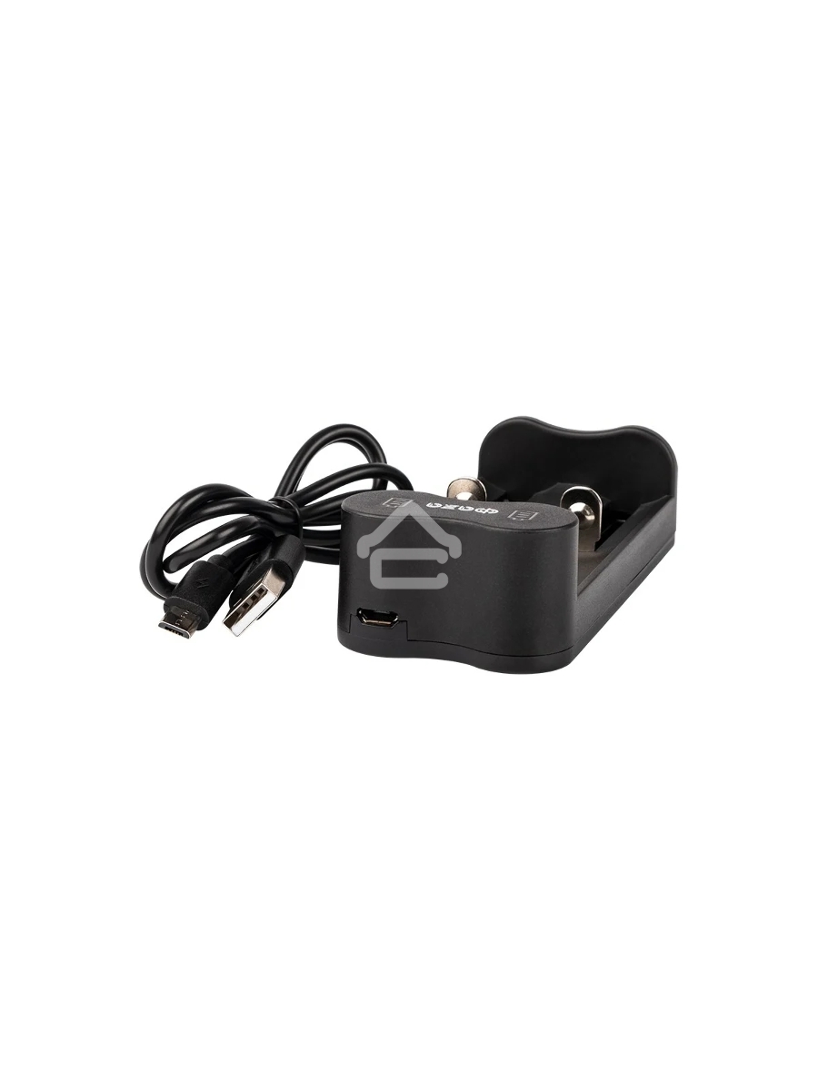 Устройство зарядное L-71USB 2х500мА Li-ion (16340/17650/18650/26650/20700 и др.) 4.2В DC USB-MicroUSB в компл. ФАZА 5032385