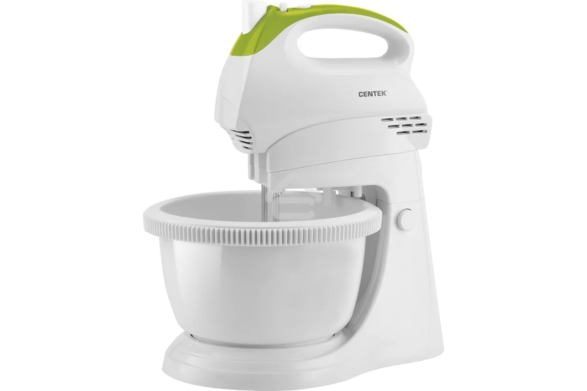 Миксер стационарный Centek CT-1119 белый/зеленый, 350 Вт