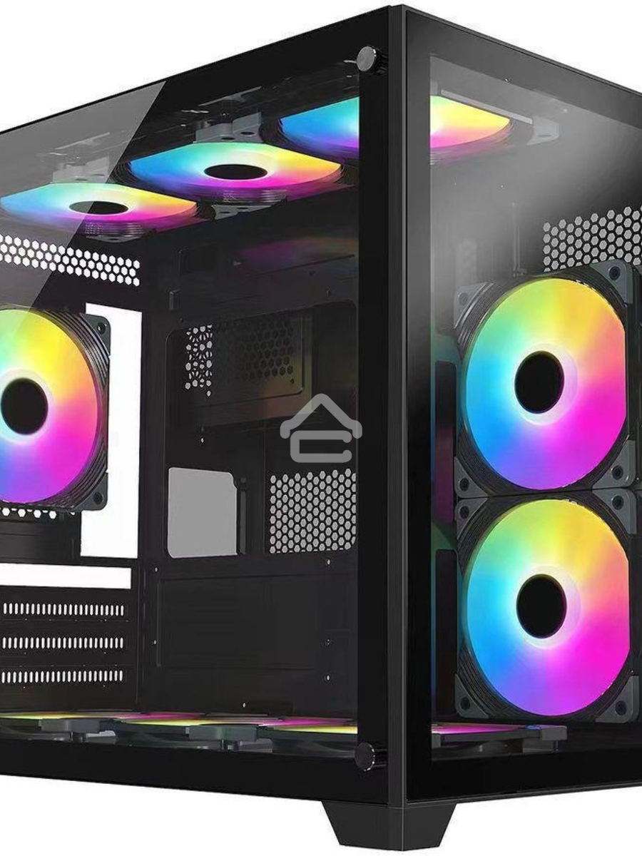 Компьютерный корпус AeroCool / Formula Crystal Z5 черный без БП mATX 1x120mm 2xUSB2.0 1xUSB3.0 audio bott PSU