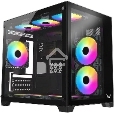 Компьютерный корпус AeroCool/Formula Crystal Z5 черный без БП mATX 1x120мм 2xUSB 2.0 1xUSB 3.0 audio bott PSU