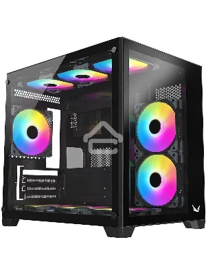 Компьютерный корпус AeroCool / Formula Crystal Z5 черный без БП mATX 1x120mm 2xUSB2.0 1xUSB3.0 audio bott PSU