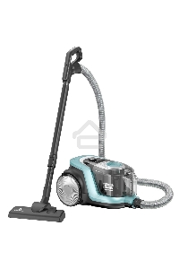 Пылесос Eurostek EVC-4519 бирюзовый, 500/2800 Вт, уборка сухая, пылесборник - контейнер, 3 л