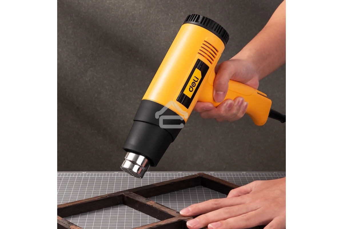 Фен технический Deli DL391202 (2000Вт, рабочая температура 100...650 град.)