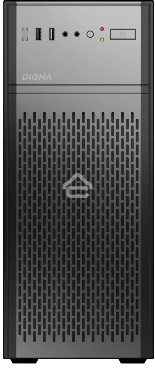 Компьютерный корпус Digma DCC-MD301 черный без БП ATX 1x80мм 4x120мм 1xUSB 2.0 1xUSB 3.0 audio