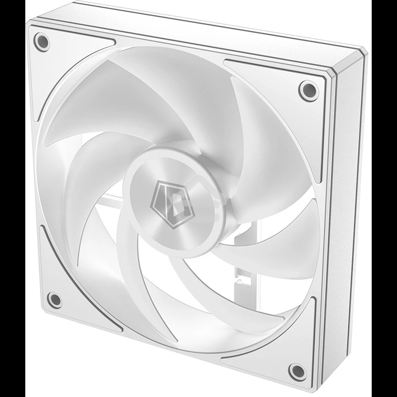 Вентилятор для корпуса ID-COOLING AF-1230-W белый, 120 мм, 2000 об/мин, 31.1 дБ, 4 pin