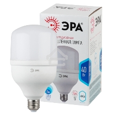 Лампа светодиодная ЭРА STD LED POWER T120-40W-4000-E27