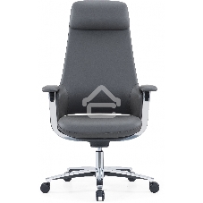 Кресло руководителя Cactus CS-LBK-KYOTO кожа, крестов. алюминий