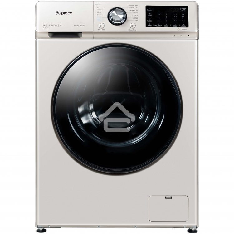 Стиральная машина Бирюса WM-SL814/15 B, золотистый, загрузка фронтальная 8 кг, 1400 об/мин, класс А+++