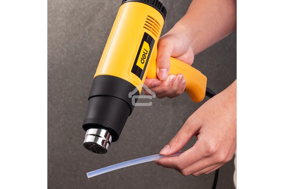 Фен технический Deli DL391202 (2000Вт, рабочая температура 100...650 град.)