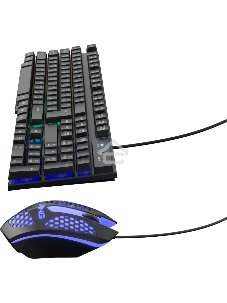 Клавиатура + мышь Оклик GMNG 400GMK клав:черный мышь:черный USB