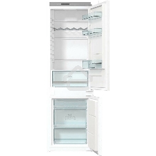 Встраиваемый холодильник Gorenje NRKI418FA0 белый, двухкамерный, 180/68 л., морозилка снизу, No Frost