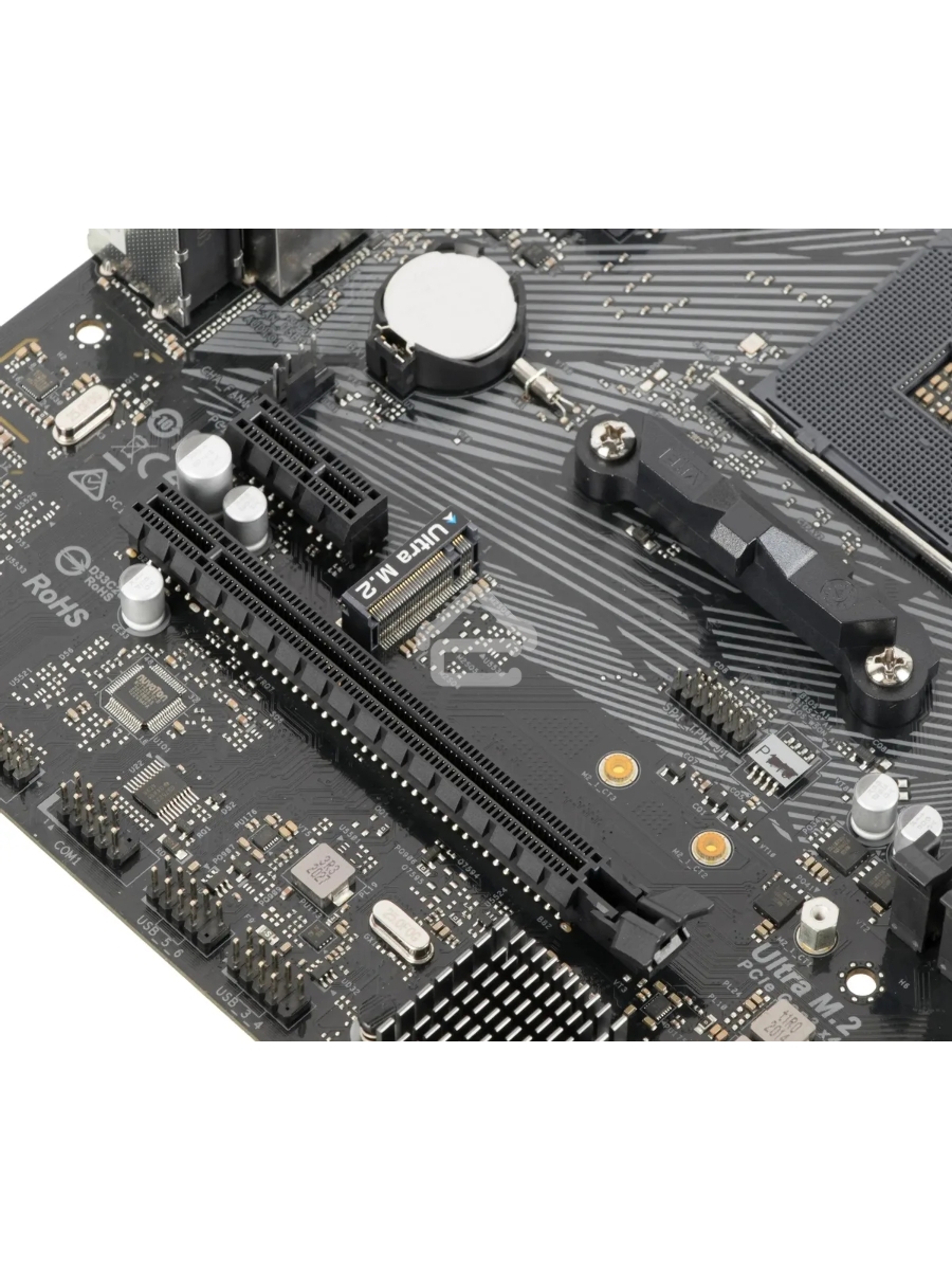 Материнская плата ASRock A520M-HDV, AM4, AMD A520, 2xDDR4, 4xSATA, 1xM.2, 1xPCIe 3.0 x16, 1xPCIe 3.0 x1, 1xDVI-D, 1xHDMI, 1xVGA, 1x 1Gb LAN, 3x3.5 мм, 7.1, mATX