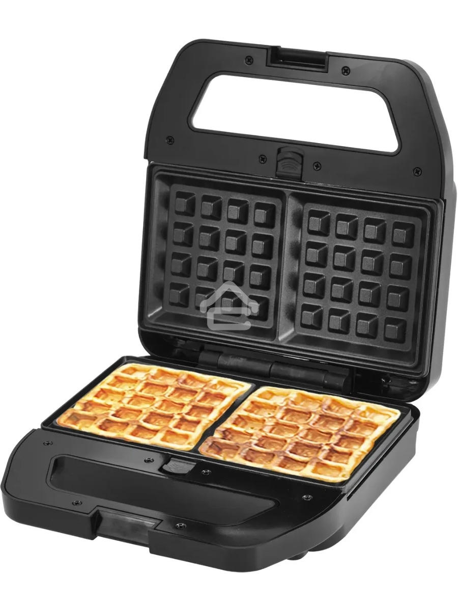 Вафельница Vitek VT-2626 850Вт черный/серебристый