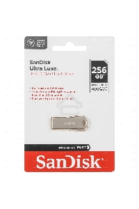 Флеш диск SanDisk CZ74 Ultra Luxe, 256Gb USB 3.1 серебристый