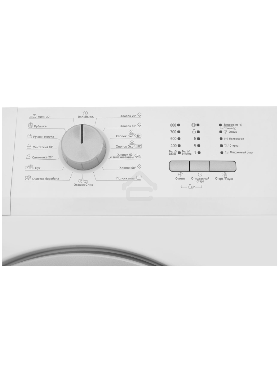 Стиральная машина Beko WRS 54P1 BSW белый, загрузка фронтальная 5 кг, 800 об/мин, класс: A-10%