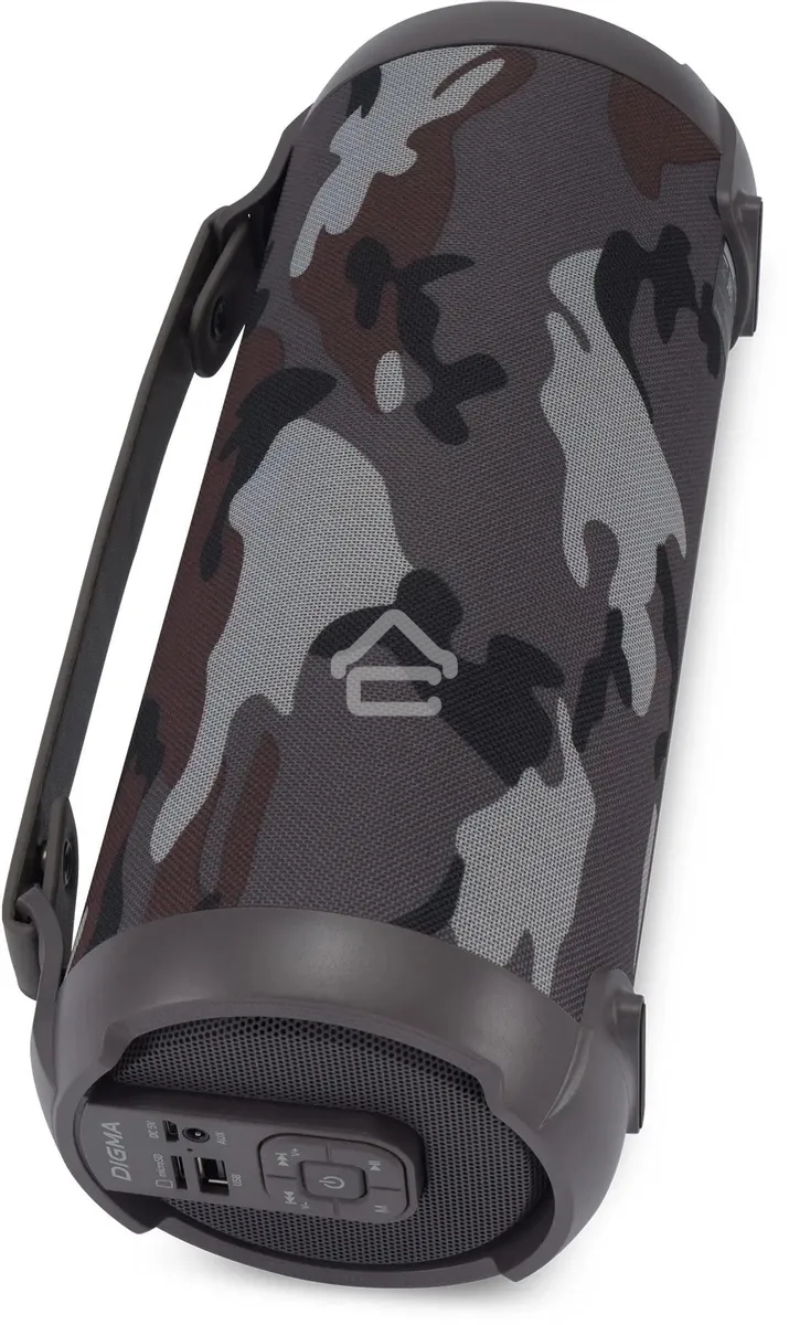 Колонка портативная Digma D-PS1520 камуфляж 16 Вт 1.0 BT 10м 1500mAh