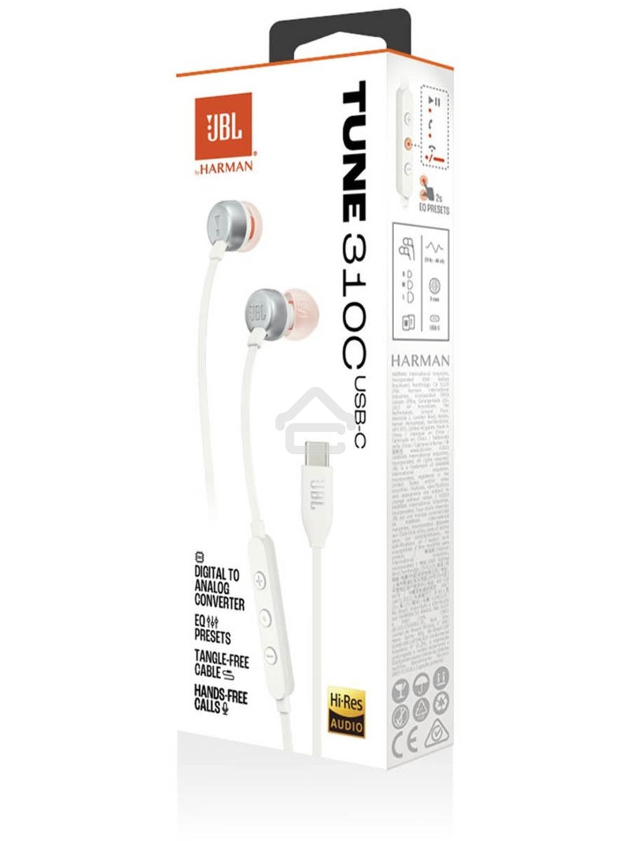 Наушники JBL TUNE 310C белый