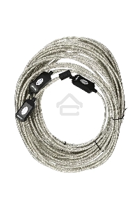 Кабель-адаптер VCOM VUS7049-25M USB2.0-repeater, удлинительный активный <Am-->Af> 25м