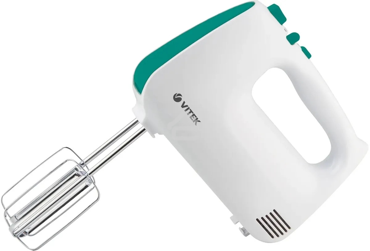 Миксер ручной Vitek VT-1490 белый/зеленый