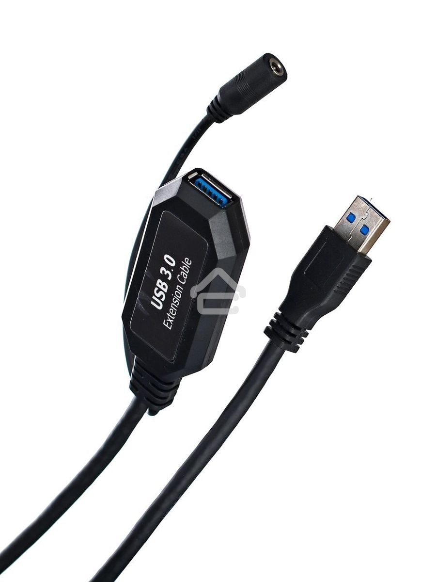 Кабель-адаптер USB3.0-repeater, удлинительный активный <Am-->Af> 5м VCOM