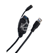 Кабель-адаптер USB3.0-repeater, удлинительный активный Am-->Af 5м VCOM