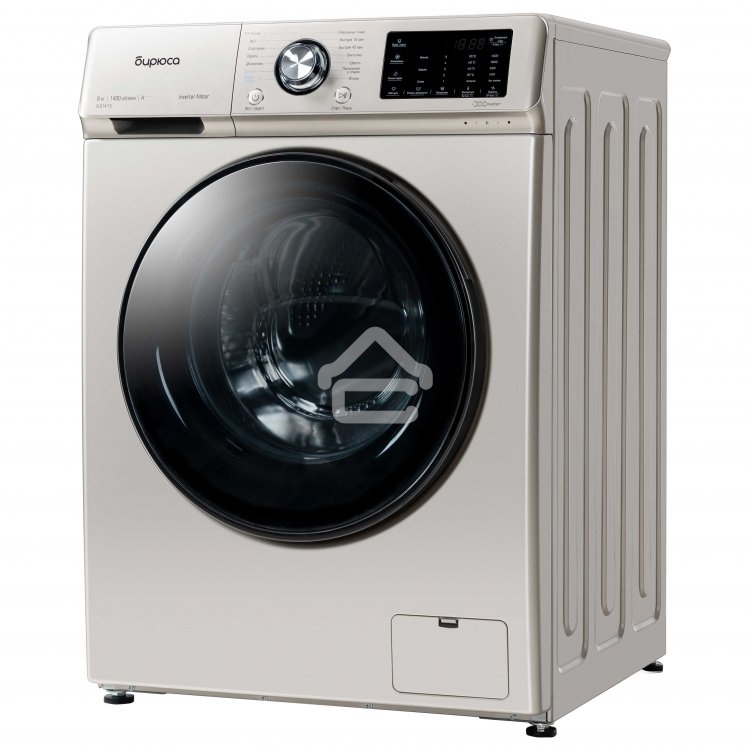 Стиральная машина Бирюса WM-SL814/15 B, золотистый, загрузка фронтальная 8 кг, 1400 об/мин, класс А+++