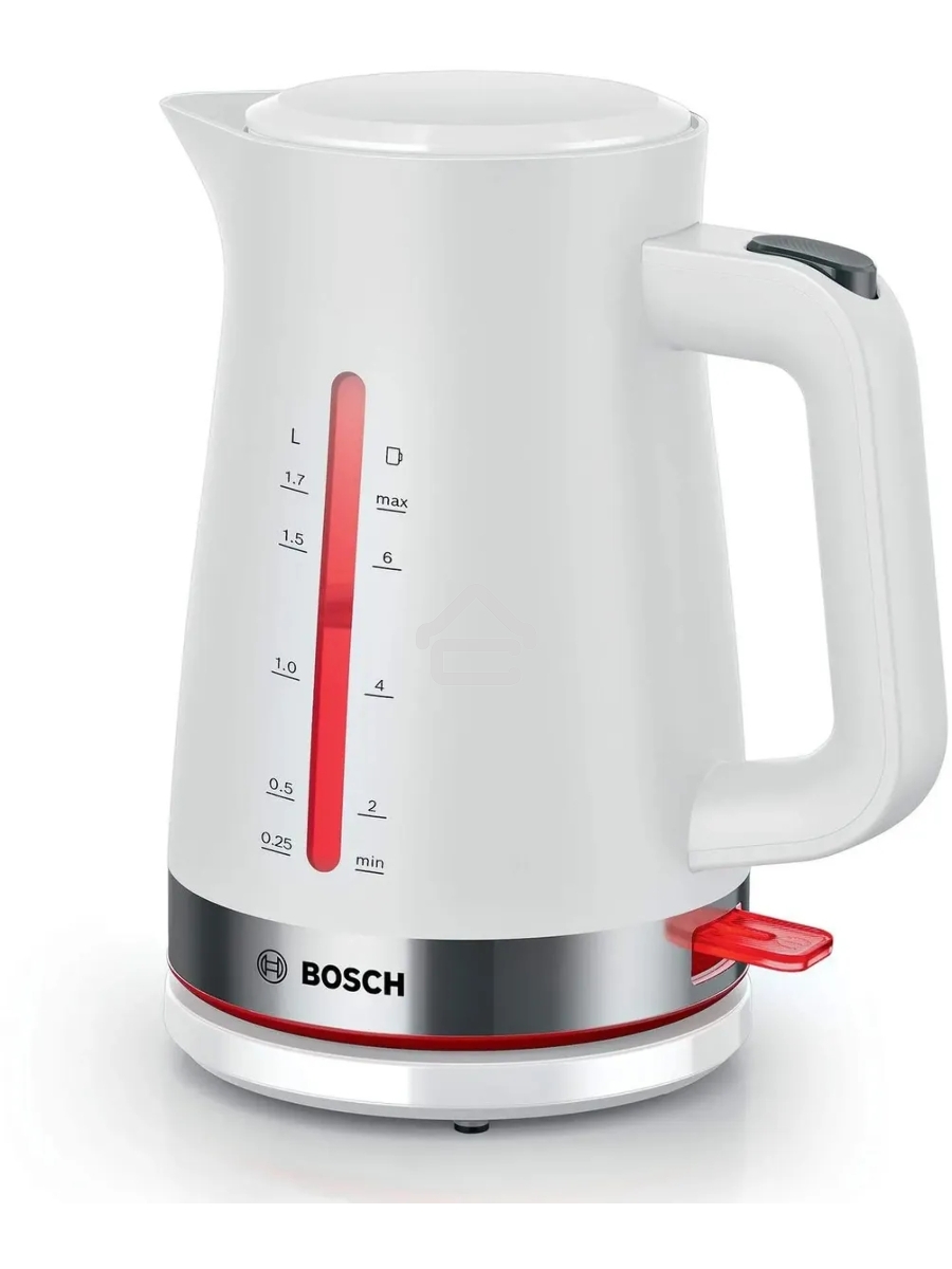 Чайник электрический Bosch TWK4M221 1.7л. белый корпус: пластик