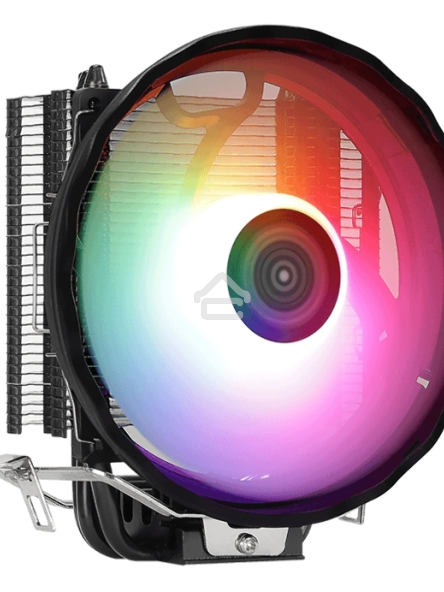 Кулер для процессора AeroCool / Formula Rave 3 ARGB черный, 120 мм, алюминий/медь, 1800 об/мин, 27 дБ, 4 pin, 125 Вт, 135 мм