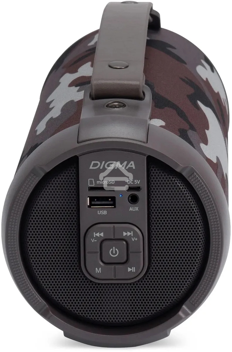 Колонка портативная Digma D-PS1520 камуфляж 16 Вт 1.0 BT 10м 1500mAh