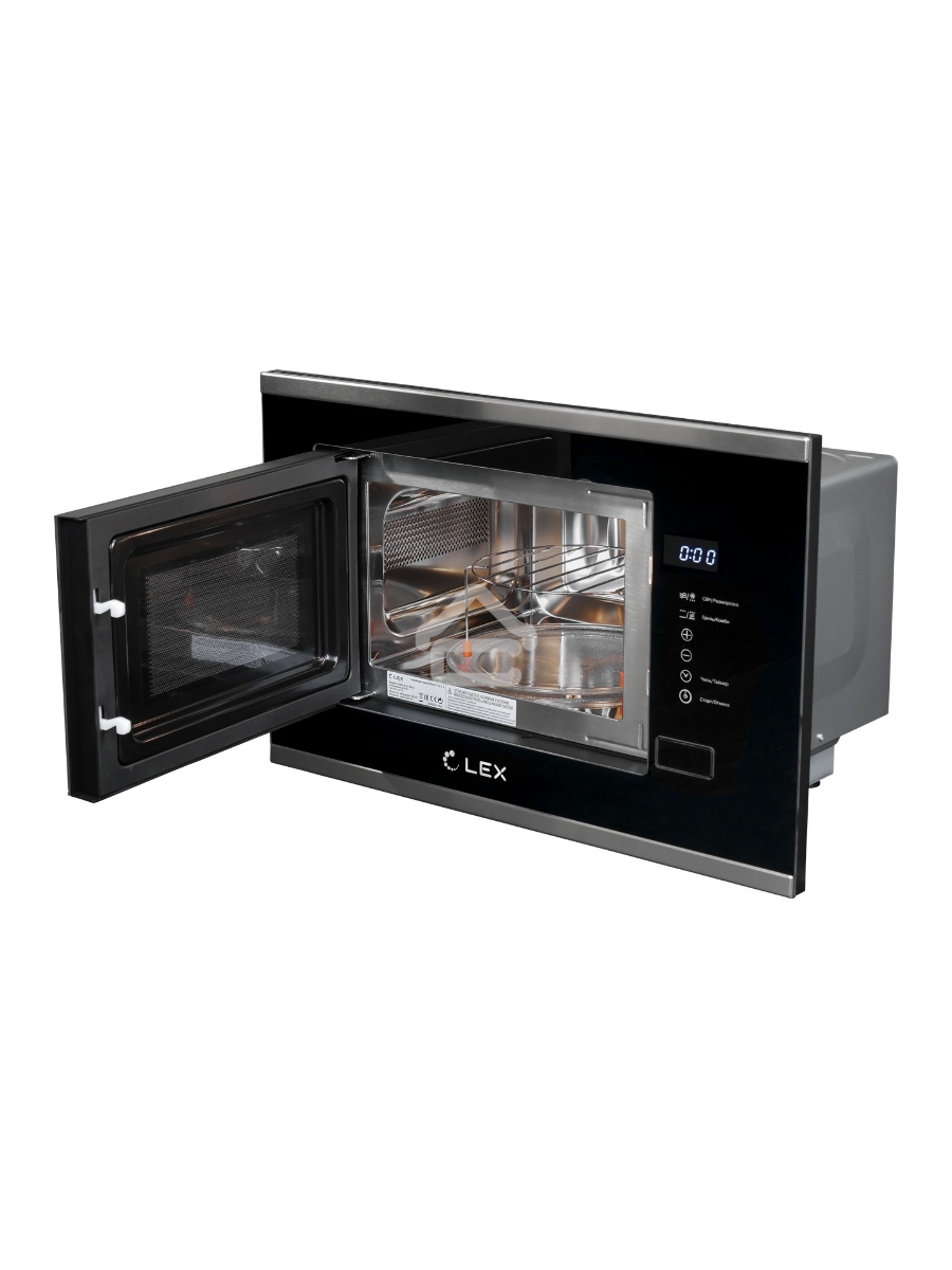 Микроволновая печь встраиваемая LEX Bimo 20.01 INOX нержавеющая сталь, 20 л, 700 Вт, переключатели - сенсор