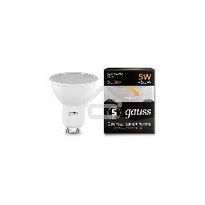 Лампа светодиодная Gauss Led MR16 GU10-dim 5Вт 3000К диммируемая
